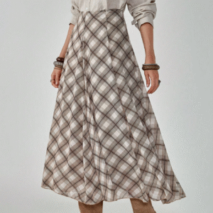 plaid skirt