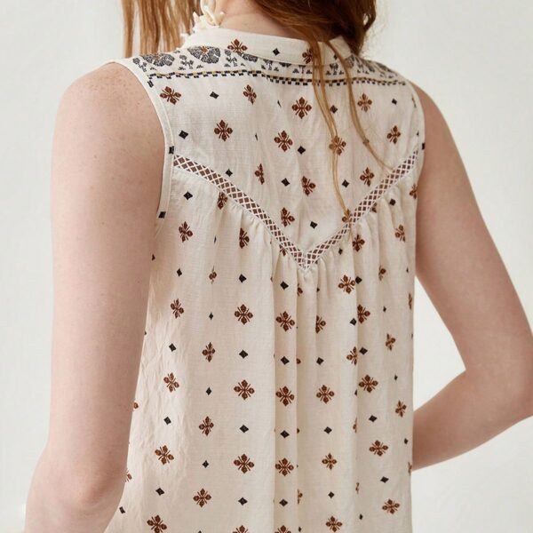 Printed Comfortable Fashion Top - 图片 3