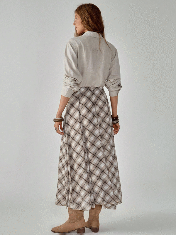 plaid skirt - 图片 5