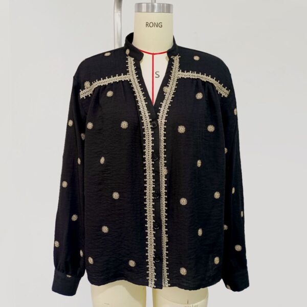 Bohemian fashion top versatile style - 图片 4