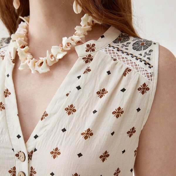 Printed Comfortable Fashion Top - 图片 2