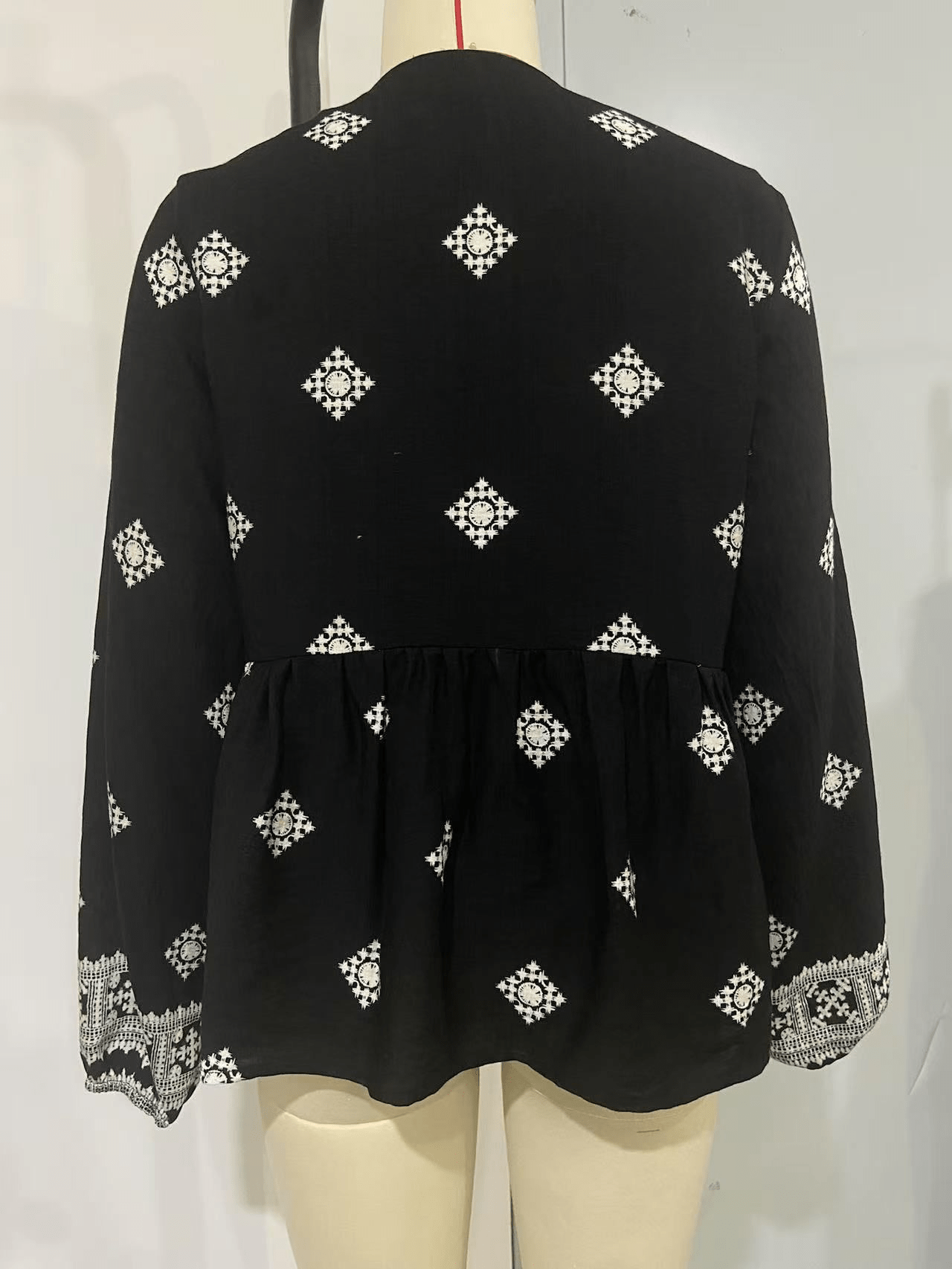 Bohemian style fast fashion women's shirt - 图片 4